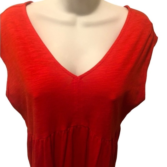 Social Standard By Sanctuary Tiered Shift Dress L Ruffle Hem Cap SS Resort - Picture 2 of 6